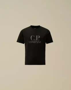 Clothing 2-3<C.P. Company U16 Cotton Jersey 30/1 Goggle T-Shirt Black