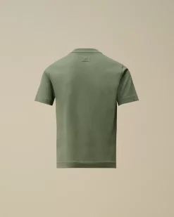 Clothing 4-8<C.P. Company U16 Cotton Jersey 30/1 Logo T-Shirt Artichoke Green