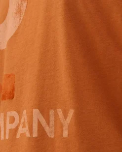 Clothing 4-8<C.P. Company U16 Cotton Jersey 30/1 Maxi Logo T-Shirt Bombay Brown