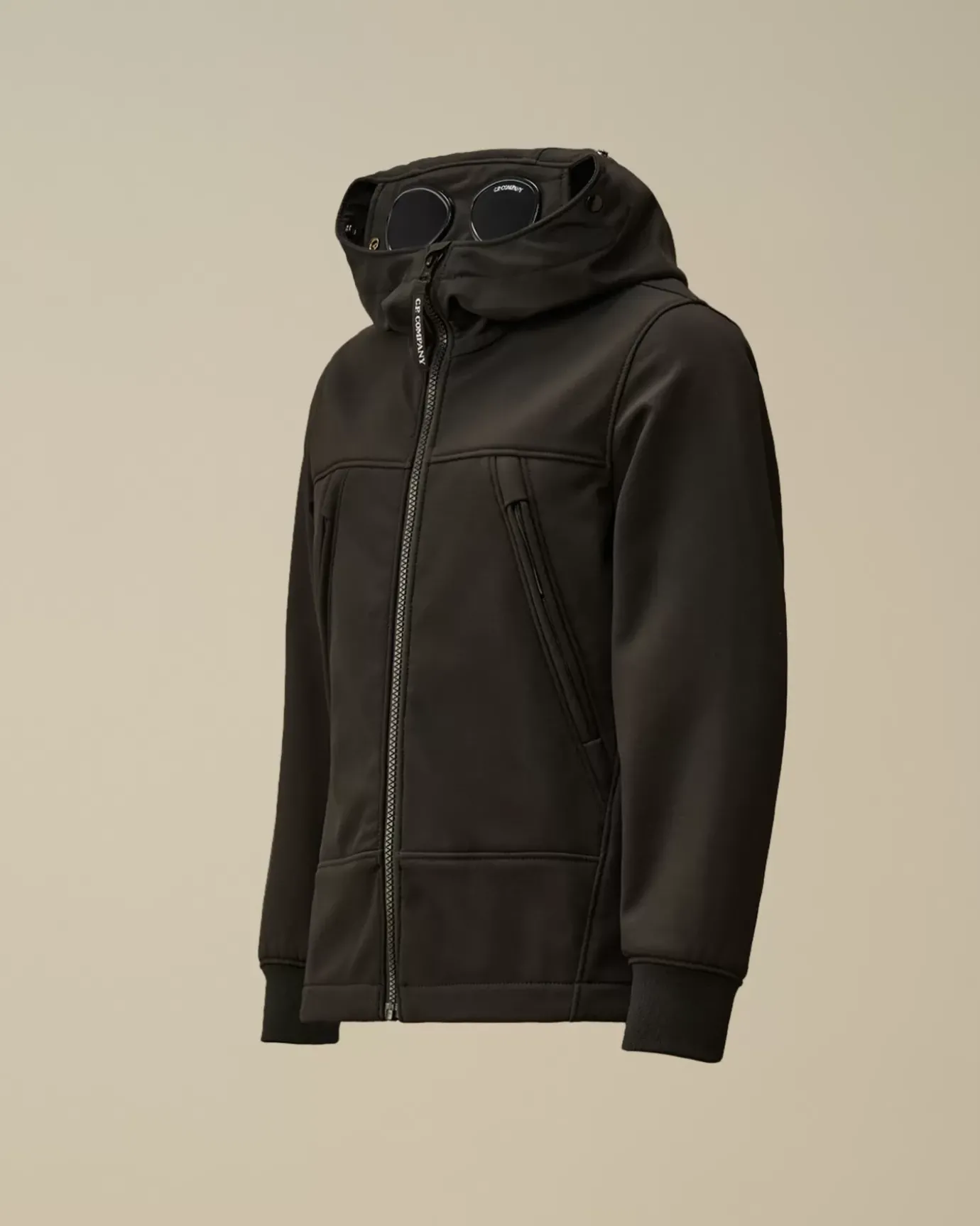 Clothing 10-14<C.P. Company U16 C.P. Shell-R Goggle Jacket Black