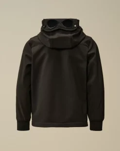 Clothing 10-14<C.P. Company U16 C.P. Shell-R Goggle Jacket Black