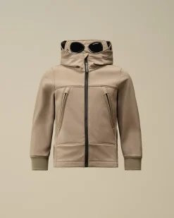 Clothing 4-8<C.P. Company U16 C.P. Shell-R Goggle Jacket Walnut – Beige