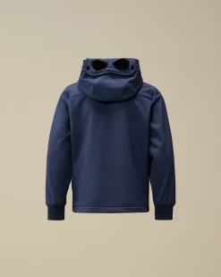 Clothing 4-8<C.P. Company U16 C.P. Shell-R Goggle Jacket Estate Blue