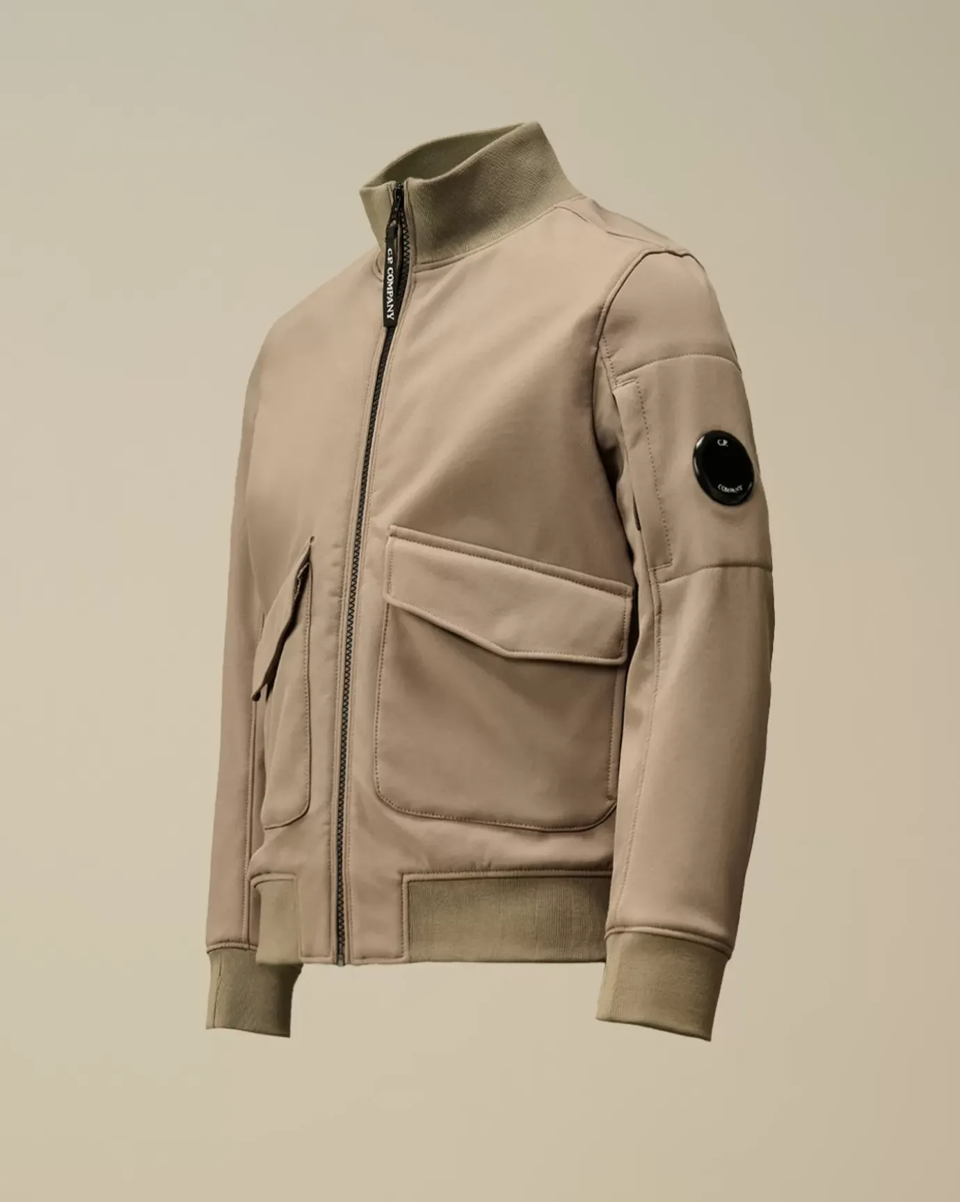 Clothing 10-14<C.P. Company U16 C.P. Shell-R Lens Bomber Jacket Walnut – Beige