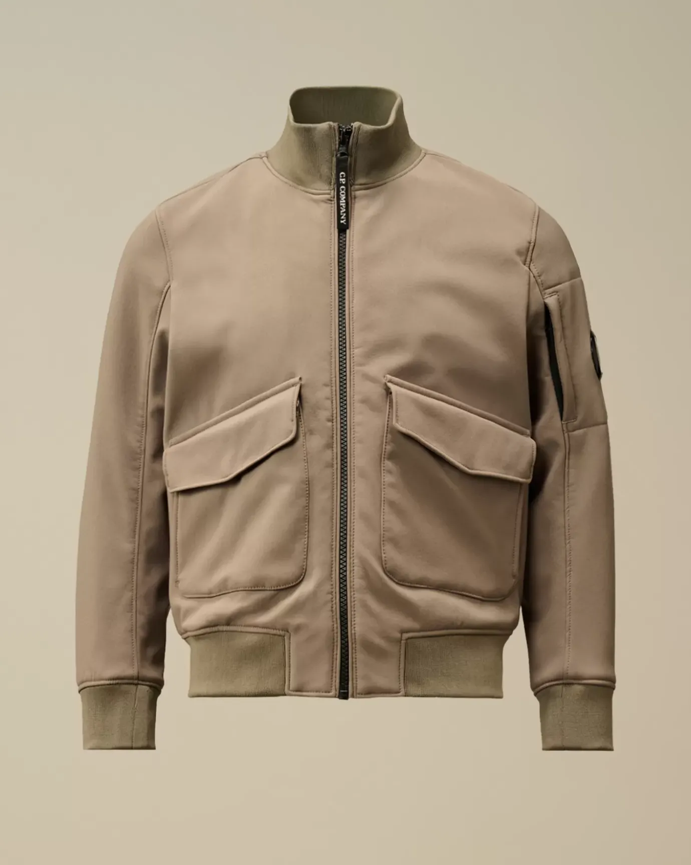 Clothing 10-14<C.P. Company U16 C.P. Shell-R Lens Bomber Jacket Walnut – Beige
