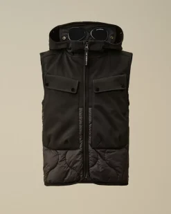 Clothing 10-14<C.P. Company U16 C.P. Shell-R Mixed Goggle Vest Black