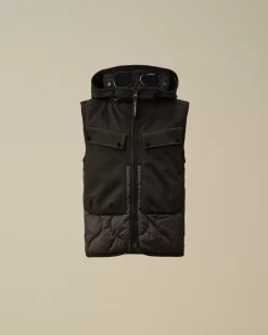 Clothing 4-8<C.P. Company U16 C.P. Shell-R Mixed Goggle Vest Black