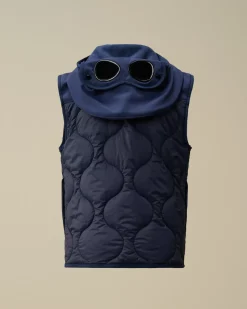 Clothing 10-14<C.P. Company U16 C.P. Shell-R Mixed Goggle Vest Estate Blue