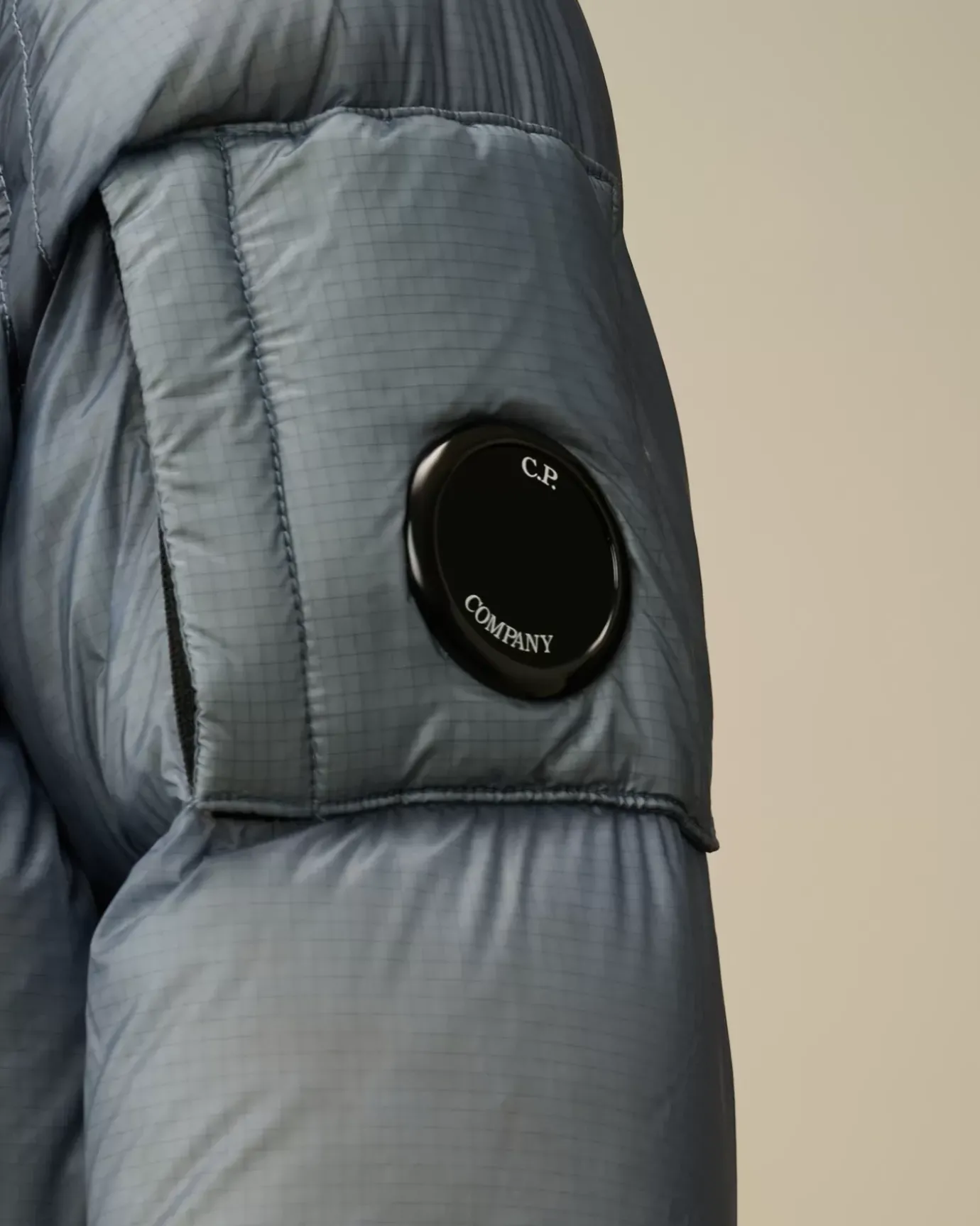 Clothing 10-14<C.P. Company U16 D.D. Shell Ripstop Hooded Down Jacket Flint Stone – Blue