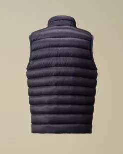 Clothing 10-14<C.P. Company U16 D.D. Shell Ripstop Logo Down Vest Estate Blue