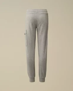 Clothing 4-8<C.P. Company U16 Diagonal Fleece Lens Sweatpants Grey Melange