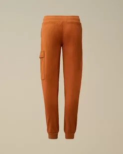 Clothing 4-8<C.P. Company U16 Diagonal Fleece Lens Sweatpants Bombay Brown
