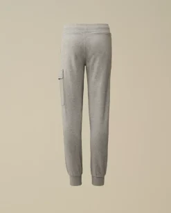 Clothing 2-3<C.P. Company U16 Diagonal Fleece Lens Sweatpants Grey Melange