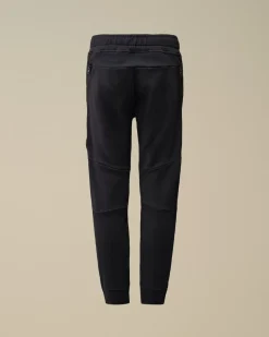 Clothing 4-8<C.P. Company U16 Diagonal Fleece Panelled Lens Sweatpants Total Eclipse – Blue