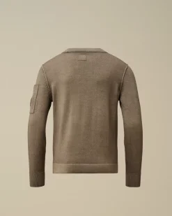 Clothing 10-14<C.P. Company U16 Fast Dyed Merino Wool 12 Gauge Crew Neck Knit Walnut – Beige