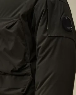 Clothing 4-8<C.P. Company U16 Pro-Tek Down Hooded Jacket Black