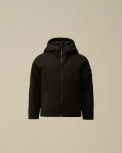 Clothing 2-3<C.P. Company U16 Pro-Tek Padded Hooded Jacket Black