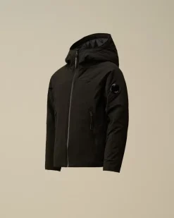 Clothing 4-8<C.P. Company U16 Pro-Tek Padded Hooded Jacket Black