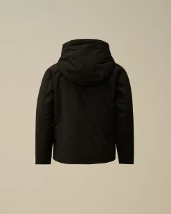 Clothing 4-8<C.P. Company U16 Pro-Tek Padded Hooded Jacket Black