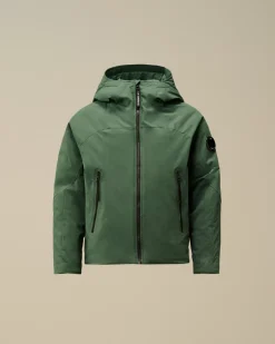 Clothing 4-8<C.P. Company U16 Pro-Tek Padded Hooded Jacket Artichoke Green