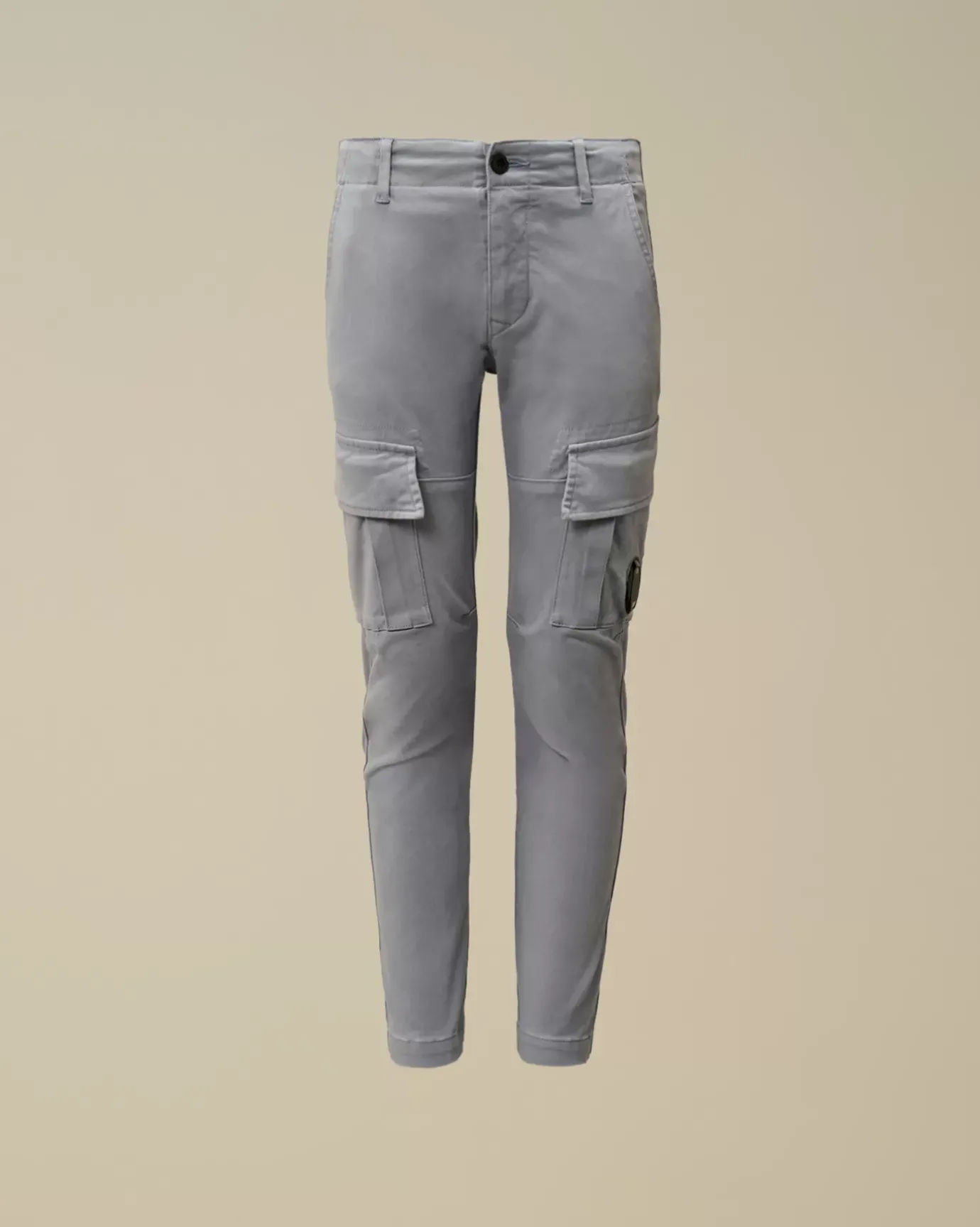 Clothing 2-3<C.P. Company U16 Stretch Sateen Lens Cargo Pants Flint Stone – Blue