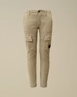 Clothing 4-8<C.P. Company U16 Stretch Sateen Lens Cargo Pants Vintage Khaki – Beige