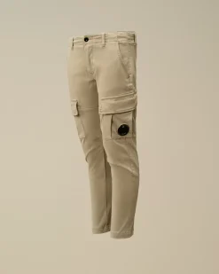 Clothing 2-3<C.P. Company U16 Stretch Sateen Lens Cargo Pants Vintage Khaki – Beige