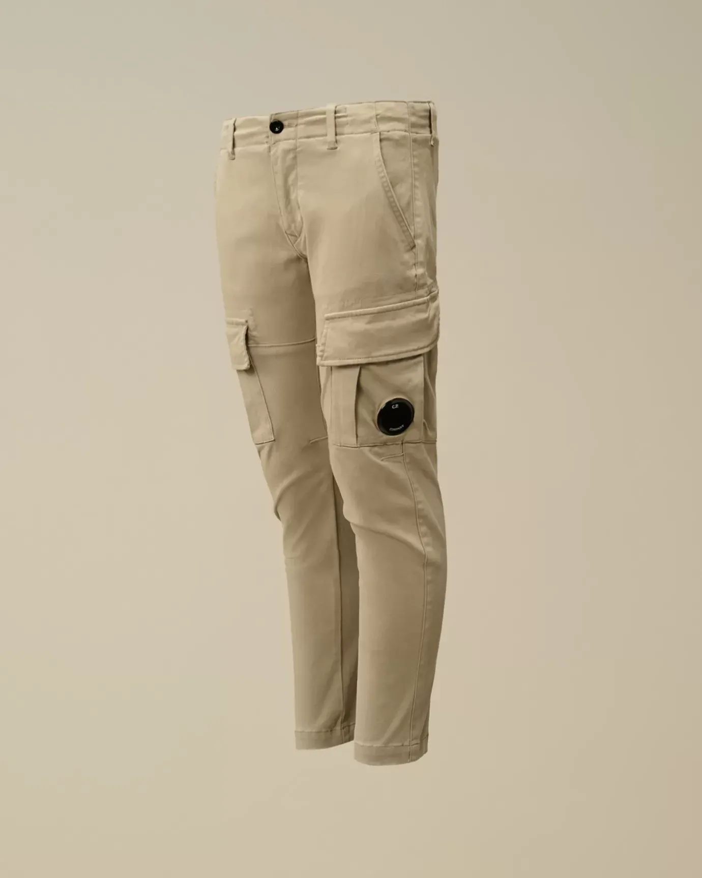 Clothing 2-3<C.P. Company U16 Stretch Sateen Lens Cargo Pants Vintage Khaki – Beige