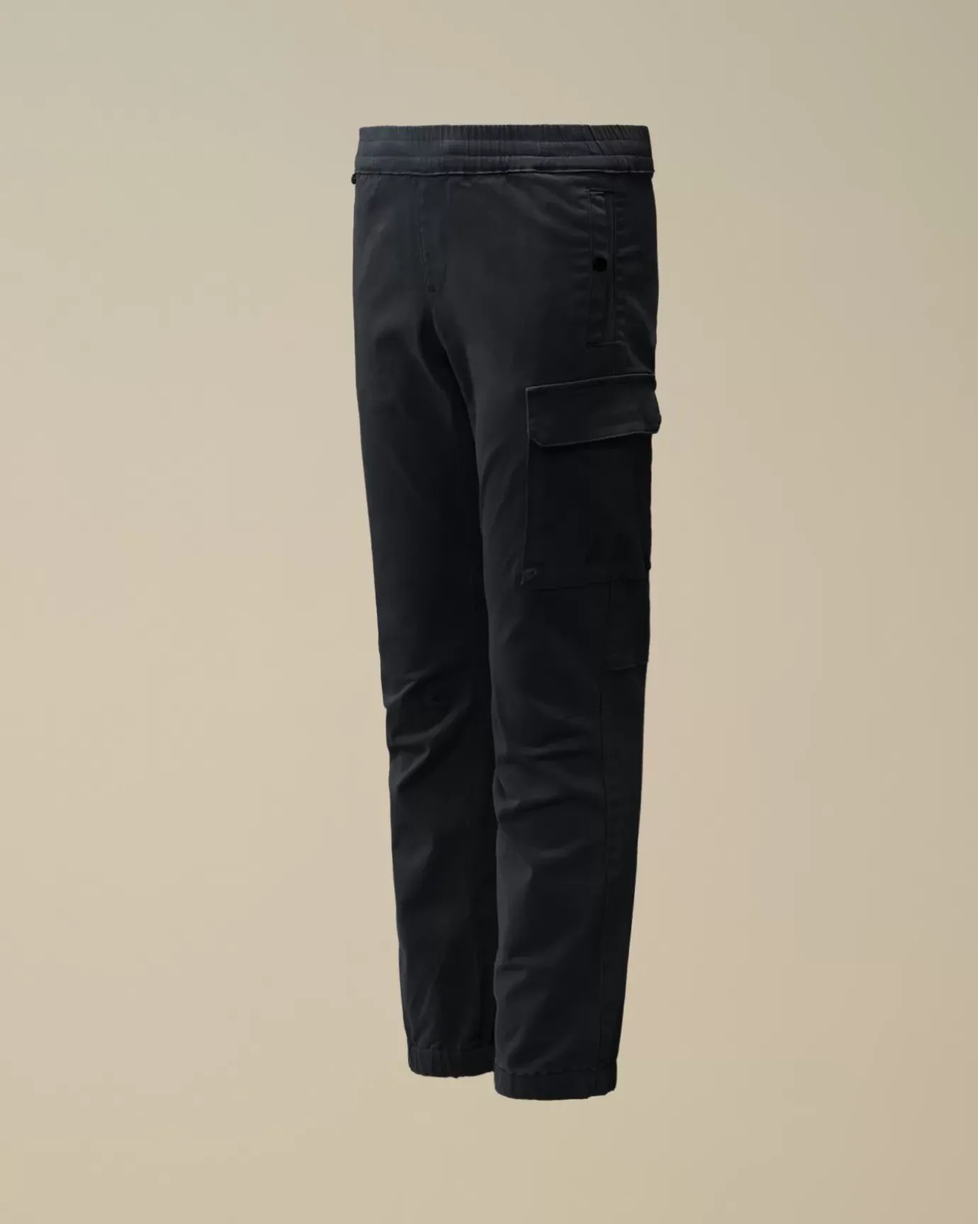 Clothing 4-8<C.P. Company U16 Stretch Sateen Logo Pants Total Eclipse – Blue