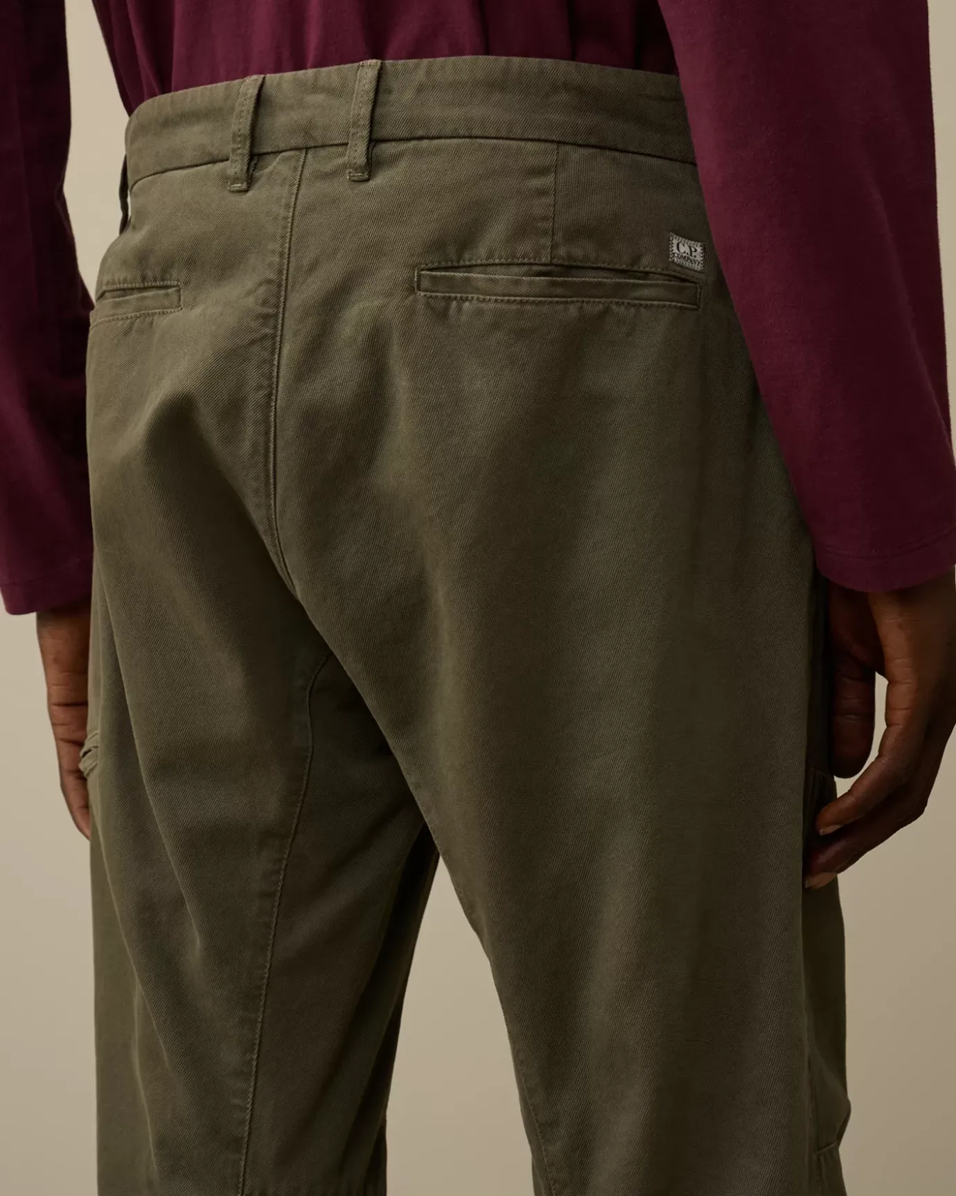 Trousers<C.P. Company Vintage Army Structure Ergonomic Pants Grape Leaf – Green
