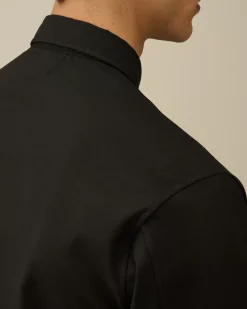 Shirt<C.P. Company Wool Gabardine Shirt Black