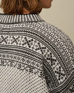 Jumpers<C.P. Company Wool Jacquard Logo Knit Var.01 – White
