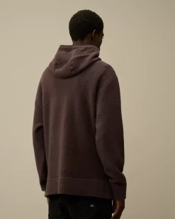 Sweatshirts<C.P. Company Wool Polar Fleece Hooded Sweatshirt Boulevard – Violet