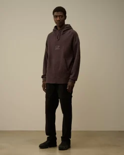 Sweatshirts<C.P. Company Wool Polar Fleece Hooded Sweatshirt Boulevard – Violet
