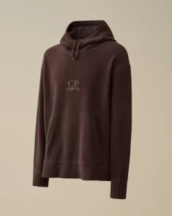 Sweatshirts<C.P. Company Wool Polar Fleece Hooded Sweatshirt Boulevard – Violet